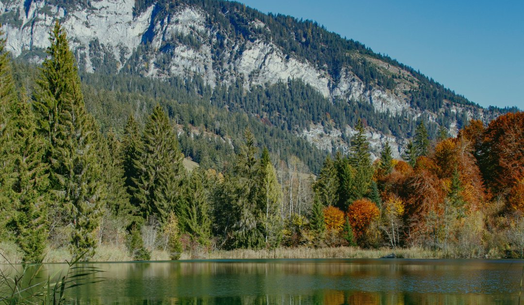 Caumasee im Herbst